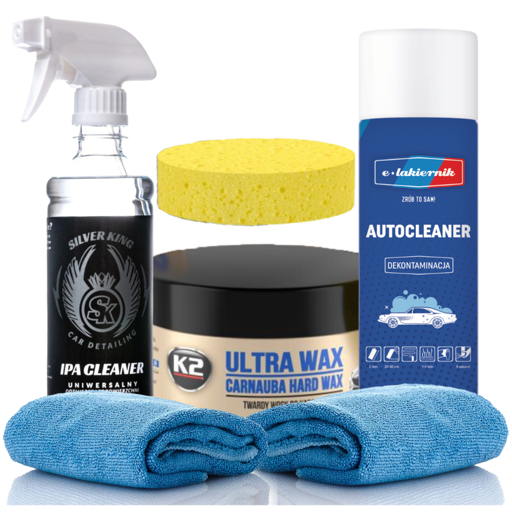 Wosk samochodowy k2 ultra wax | autocleaner | ipa cleaner | mikrofibra x2