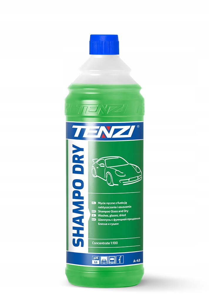 Tenzi shampo dry szampon samochodowy 1l ochrona i połysk samoosuszający