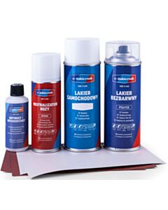 Lakier Samochodowy w Sprayu Zestaw na Rdzę Każdy Kolor e-lakiernik