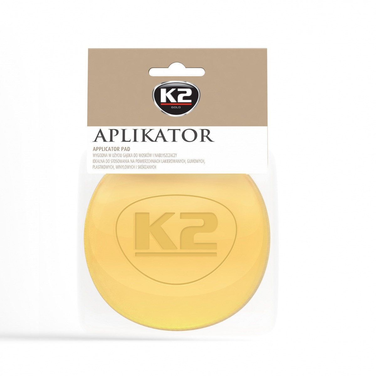 K2 aplikator okrągły do wosków i kosmetyków
