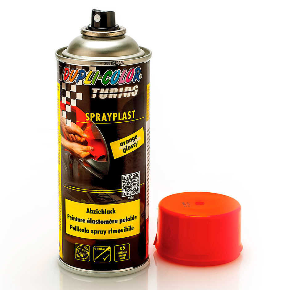 Sprayplast guma w sprayu pomarańczowy połysk 400ml